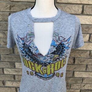 Rock N Roll graphic tee shirt size small